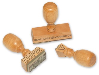 Holzstempel